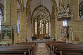 St Martini Church inside Minden Germany