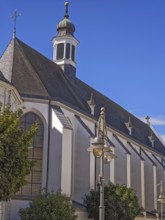 Blue sky, sunshine, Brühl, North Rhine-Westphalia, Germany