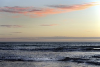 Sunset at the beach near Lancelin, Perth, Western Australia, WA, Indian Ocean, Australia