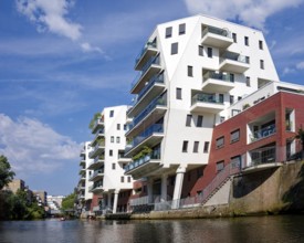 Riverhouses Leipzig, design by Denda Architekten, attractive modern architecture, modern building