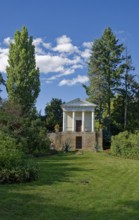 Flora Temple, the last work of the architect Friedrich Wilhelm von Erdmannsdorff, Wörlitz Park,