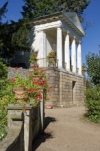 Flora Temple, the last work of the architect Friedrich Wilhelm von Erdmannsdorff, Wörlitz Park,
