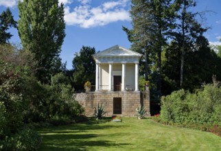 Flora Temple, the last work of the architect Friedrich Wilhelm von Erdmannsdorff, Wörlitz Park,