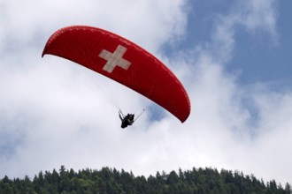 Paragliding tandem flight, Interlaken, Switzerland