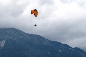 Paragliding tandem flight, Interlaken, Switzerland