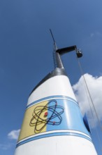 Germany, Bremen, Bremerhaven, smokestack, research vessel, Otto cock, nuclear energy drive,
