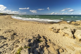 On the beach Spiaggia di Pilone, Ostuni, Apulia, Italy