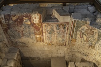 Frescoes in Matera Cathedral, Basilicata, Italy