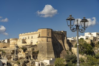 The castle Castello di Massafra, Apulia, Italy