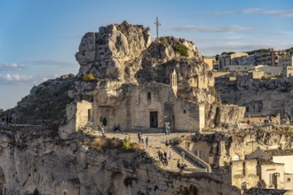 Rock church of St Mary of Idris in Matera, Basilicata, Italy