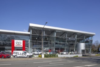 Dealership of the Japanese car brand Toyota, Bremen, Germany