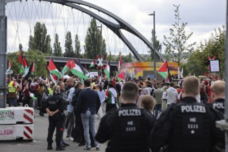 Several thousand people take part in a pro-Palestine demonstration under the slogan United 4 Gaza
