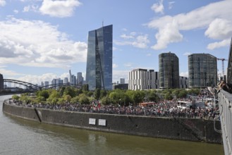 Several thousand people take part in a pro-Palestine demonstration under the slogan United 4 Gaza
