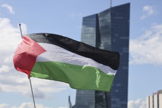 Several thousand people take part in a pro-Palestine demonstration under the slogan United 4 Gaza