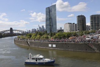 Several thousand people take part in a pro-Palestine demonstration under the slogan United 4 Gaza