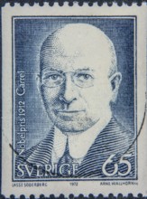 Alexis Carrel (1873, 1944) was a French physician. In 1912 he received the Nobel Prize in