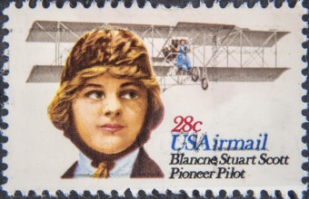 Blanche Stuart Scott, (1885–1970), also known as Betty Scott, was possibly the first American woman