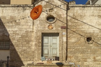 Portal of the Chiesetta di San Giovanni church, Monopoli, Apulia, Italy