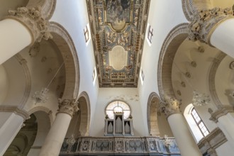 Interior of the Chiesa di San Domenico church in Monopoli, Apulia, Italy