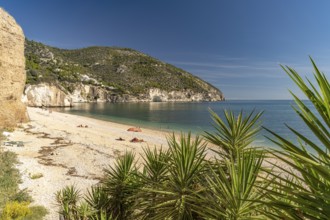 The beach at Baia Di Mattinatella, Mattinata, Gargano, Apulia, Italy