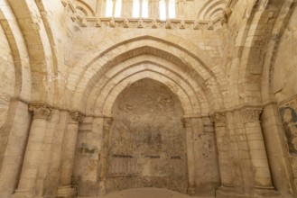 Interior of the Tomba di Rotari or San Giovanni Battista in Tomba in Monte Sant'Angelo, Gargano,