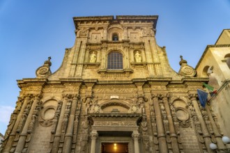 Facade of the Chiesa di San Domenico church in Nardo, Apulia, Italy