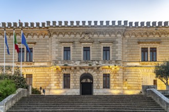 The Castello Acquaviva castle in Nardo, Apulia, Italy