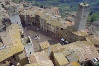 Houses and towers of San Gimignano, Toakana, Italy
