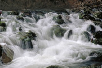 Mountain stream, long exposure, Allgäu, Bavaria, Germany