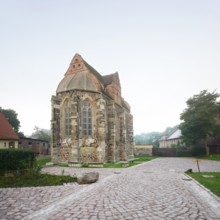 The Gothic Templar Chapel of Our Lady, authentic architectural testimony to the Templars, Wettin,