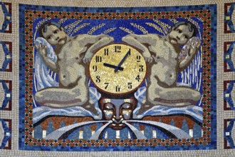Waiting room in bathhouse 3 with mosaics from the Royal Bavarian Court Mosaic and Art Institute,