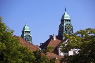 Sprudelhof, an important spa complex built between 1905 and 1911 in Art Nouveau style, Bad Nauheim,