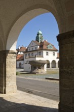 Sprudelhof, an important spa complex built between 1905 and 1911 in Art Nouveau style, Bad Nauheim,