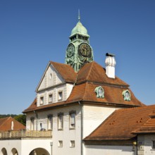 Sprudelhof, an important spa complex built between 1905 and 1911 in Art Nouveau style, Bad Nauheim,