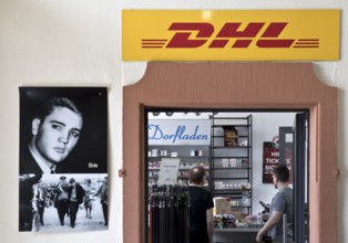 Photos of Elvis at a shop in the railway station, Elvis Presley lived in Bad Nauheim, Hesse,