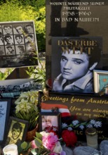 Elvis Stele on Elvis Presley Square, memorial to Elvis Presley with messages from his fans from all