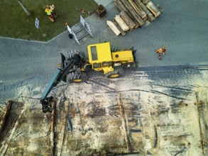 Mobile sawing station for cutting tree trunks, Flösserei 2025, Unterägeri, Canton, Zug, Switzerland