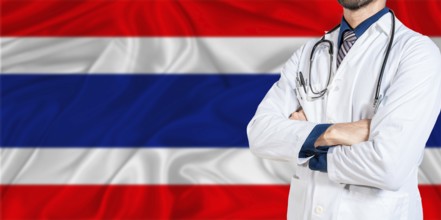 Thailand national health system. Thailand health and medical insurance concept