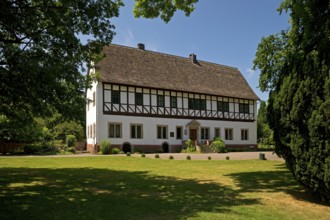 Münchhausen Castle, a former manor house, today town hall, birthplace of Münchhausen, Bodenwerder,
