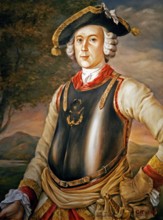 Portrait, Painting, Baron von Münchhausen, Münchhausen Museum, Münchhausenstadt Bodenwerder,