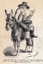 Johann Christian Reinhard, Schiller riding a donkey 1785 1787 German literary history, by Robert