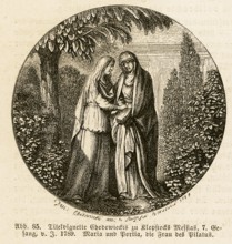 Mary and Pilate's woman, Portia (Procula), German literary history, by Robert König, 9th edition