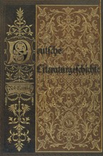 Cover page, German literary history, by Robert König, 9th edition from 1881