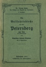 Title, reproduction church guide from 1911 Petersberg pilgrimage church, municipality of