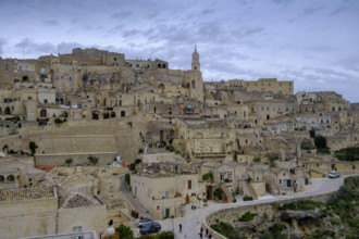 Cave settlement, cave dwellings, houses, Sassi, Matera, Unesco World Heritage Site, Basilicata,