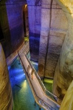 Palombaro lungo cistern, cave settlement, cave dwellings, houses, Sassi, Matera, Unesco World