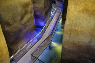 Palombaro lungo cistern, cave settlement, cave dwellings, houses, Sassi, Matera, Unesco World