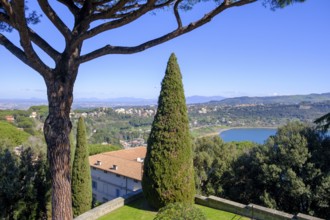 Gardens of the Palazzo Apostolico di Castel Gandolfo, Papal Summer Residence Castel Gandolfo,