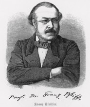 Prof Dr Franz Pfeiffer (1815-1868) from Könnecke Bilderatlas zur Geschichte der Deutschen