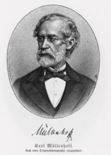 Karl Müllenhoff (1818-1884), from Könnecke Bilderatlas zur Geschichte der Deutschen Litteratur